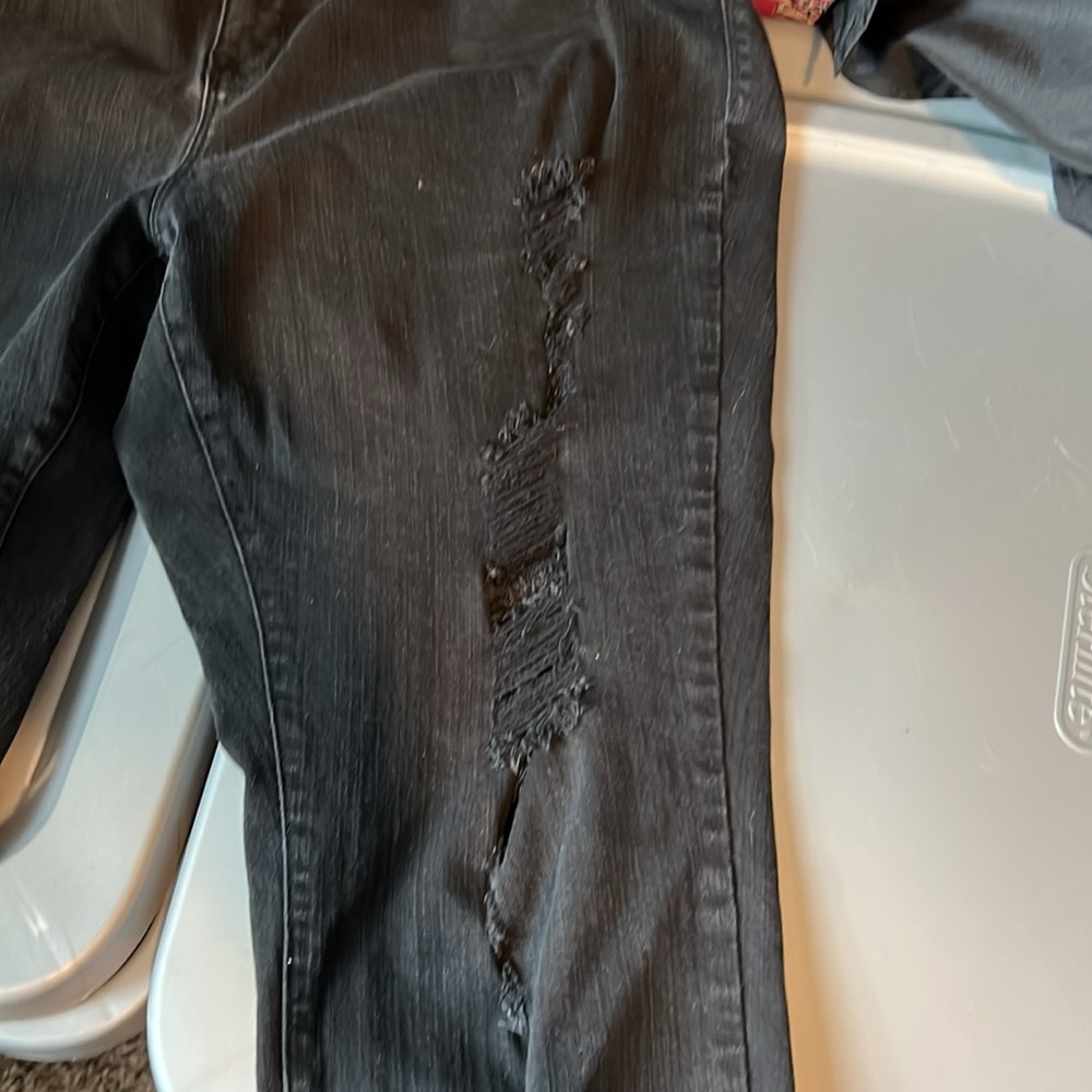 Torrid Sky High Skinny Black Jeans - Picture 10 of 14